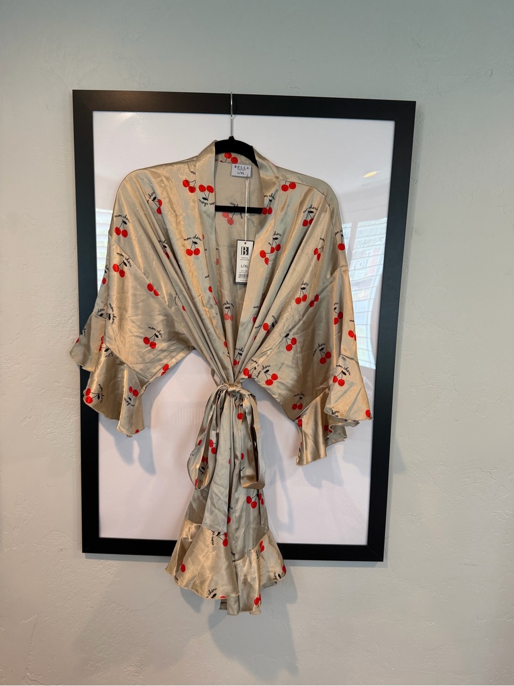 Mon Cheri Cherry Print Robe